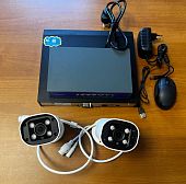 Комплект IP видеонаблюдения уличный на 2 камеры 4 МЕГАПИКСЕЛЯ 