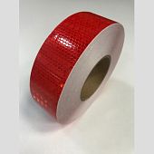 Светоотражающая самоклеющаяся лента сотовая разметки маркировки красная