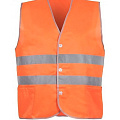 Светоотражающие оранжевые жилеты 