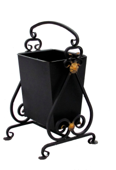 Урна для мусора мусорка кованая уличная «Сердце»