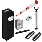 Автоматический шлагбаум Doorhan с круглой стрелой 4 метра BOOM-4-R