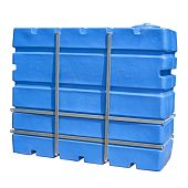 Пластиковая Ультраузкая ёмкость бак в дверной проём ЕмВП 2200