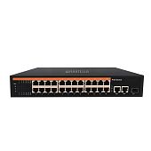 IP POE Коммутатор switch свитч 27 портов 24+2+1SFP Mantella 200 W ВАТТ