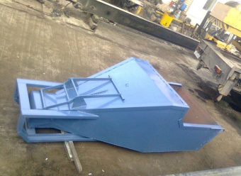 Бункер для бетона поворотный "ТУФЕЛЬКА" 2 м куб